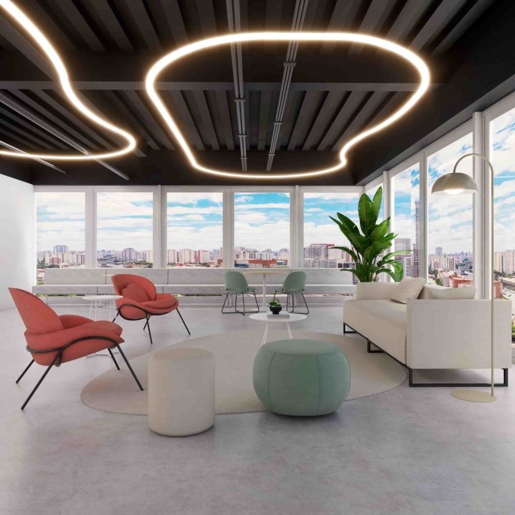 Lounge para escritório Riccó Móveis